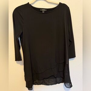 Alfani Black Layered Women's Tunic